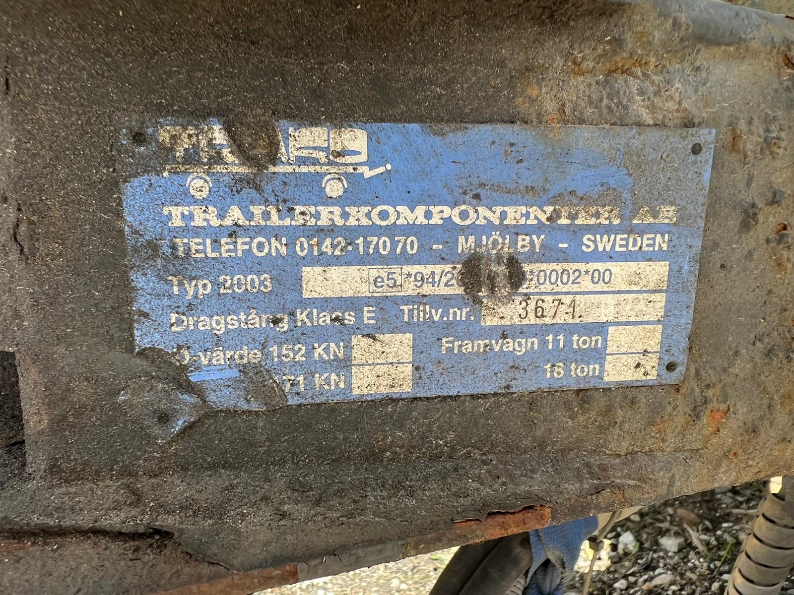 MATEC-TRAILER V31KA, 2012, CASSETTE TRAILER