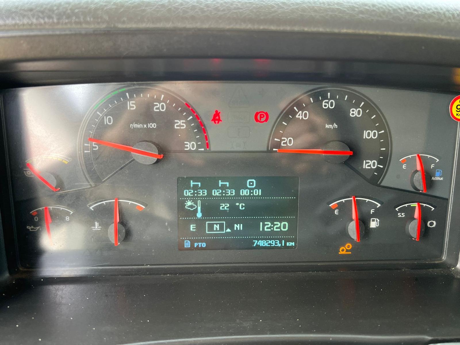 VOLVO FH500, 2013, 8×4 JOAB HOOKLIFT + HYDRAULICS